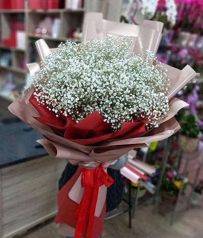 Букет цветов из: Гипсофила в Насадкино