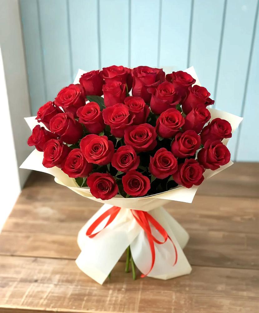 Букет 29 Красных роз в Насадкино