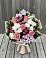 Букет цветов из: Альстромерии, Гвоздики, Розы и Хризантемы в Насадкино