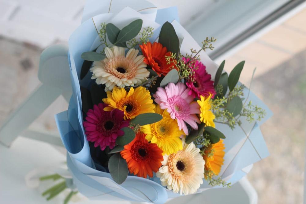 Букет цветов из: Герберы в Насадкино