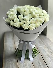 Букет 35 Белых роз в Насадкино