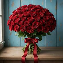 Букет Красные розы Блэк Меджик в Насадкино