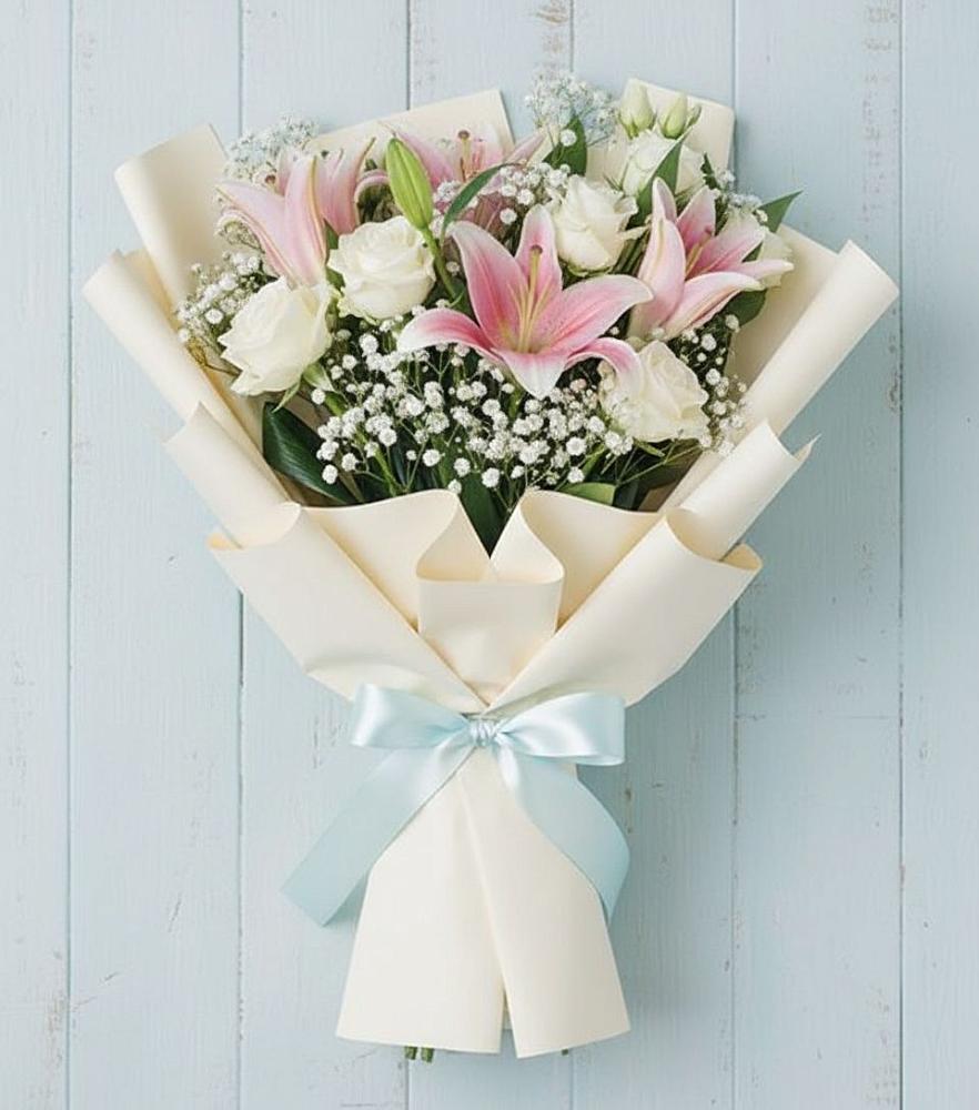 Букет цветов из: Лилии в Насадкино