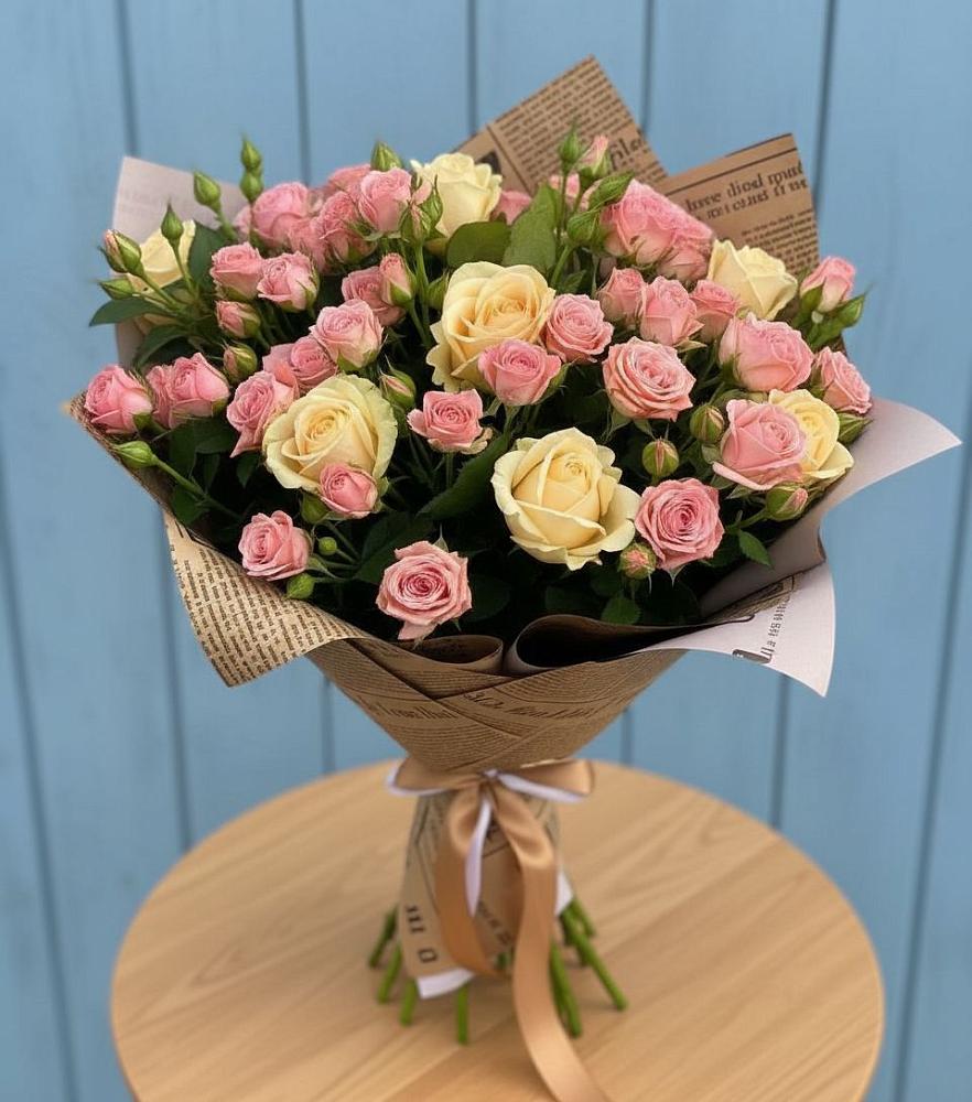 Букет цветов из: Розы в Насадкино