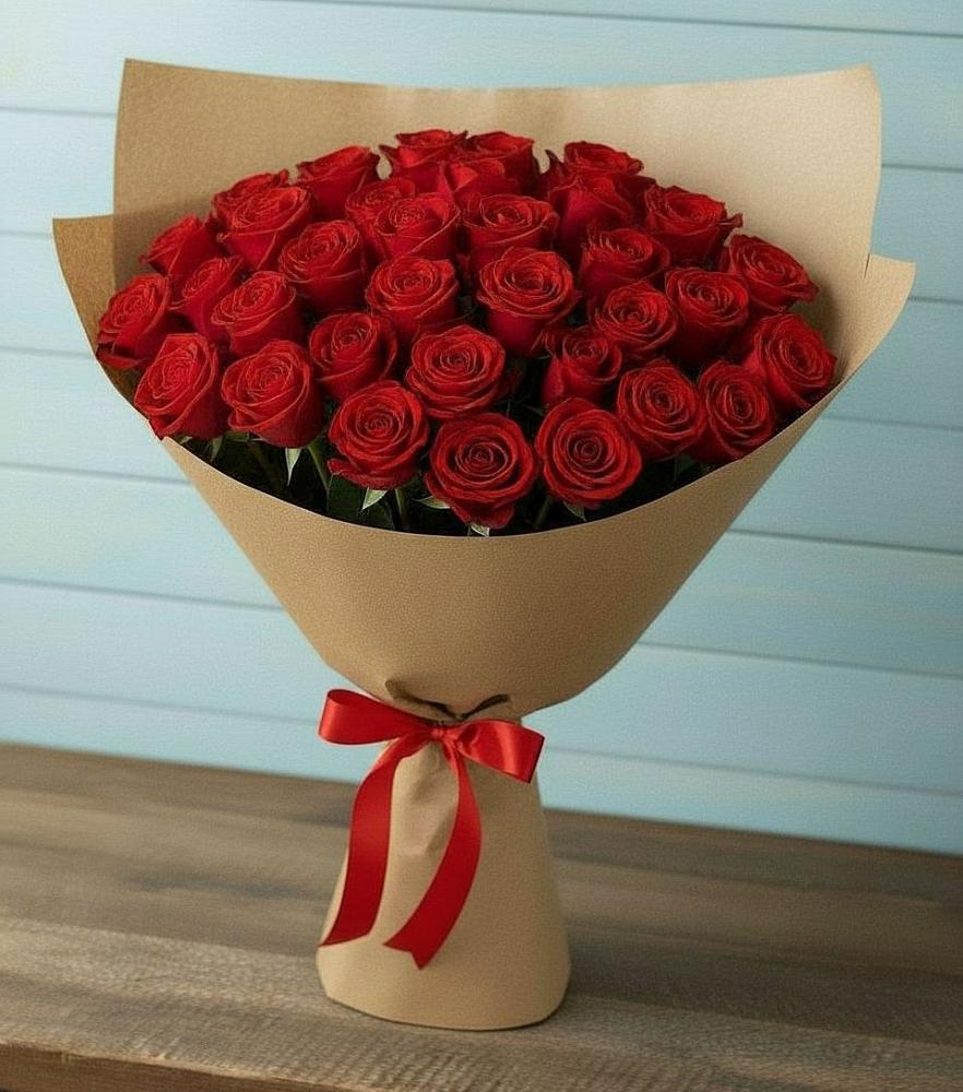 Букет Красные розы Милано в Насадкино