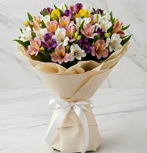 Букет цветов из:  Альстромерии #REPLACE_PRED# Насадкино