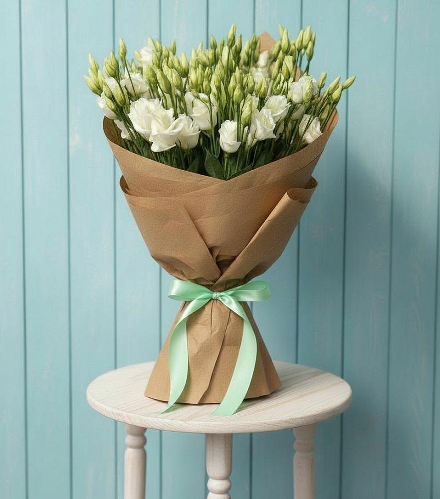 Букет цветов из: Лизиантусы в Насадкино