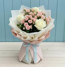 Букет цветов из:  Розы в Насадкино