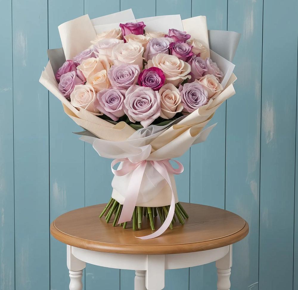 Букет цветов из: Розы в Насадкино