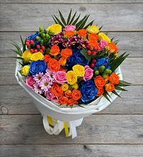 Букет цветов из:  Розы и Хризантемы в Насадкино