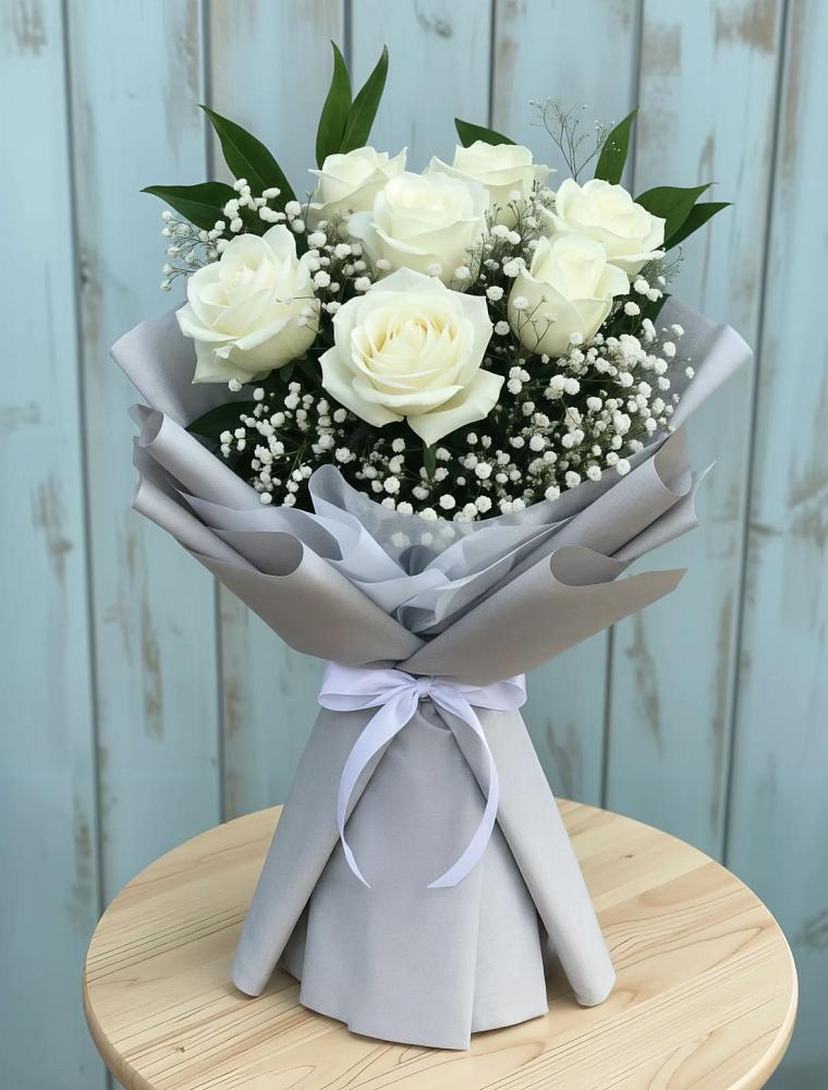 Букет цветов из: Розы в Насадкино