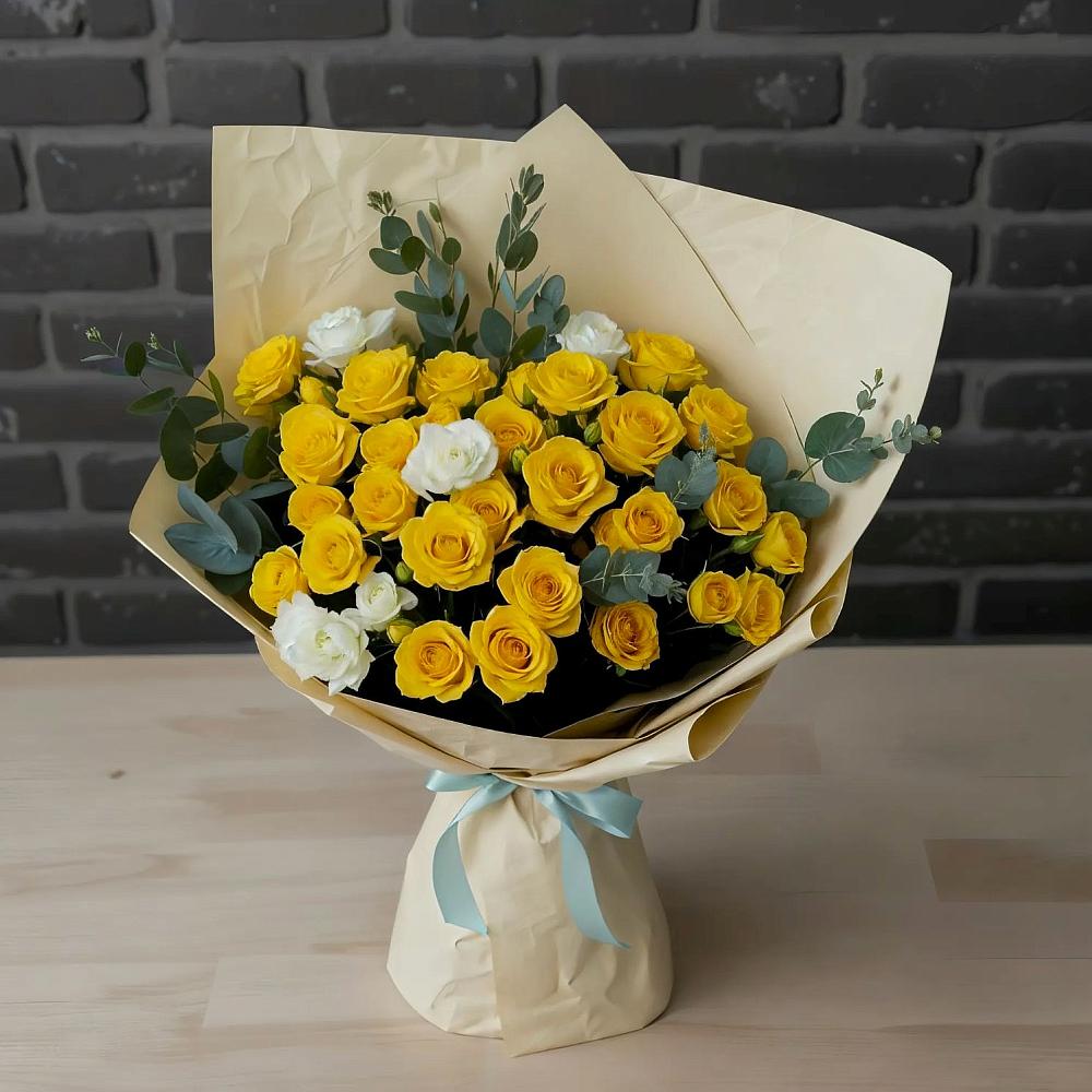 Букет цветов из: Розы в Насадкино