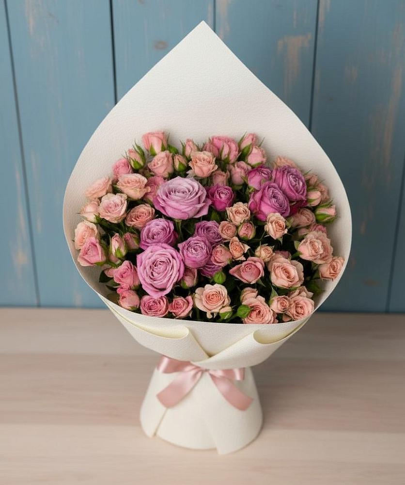 Букет цветов из: Розы в Насадкино