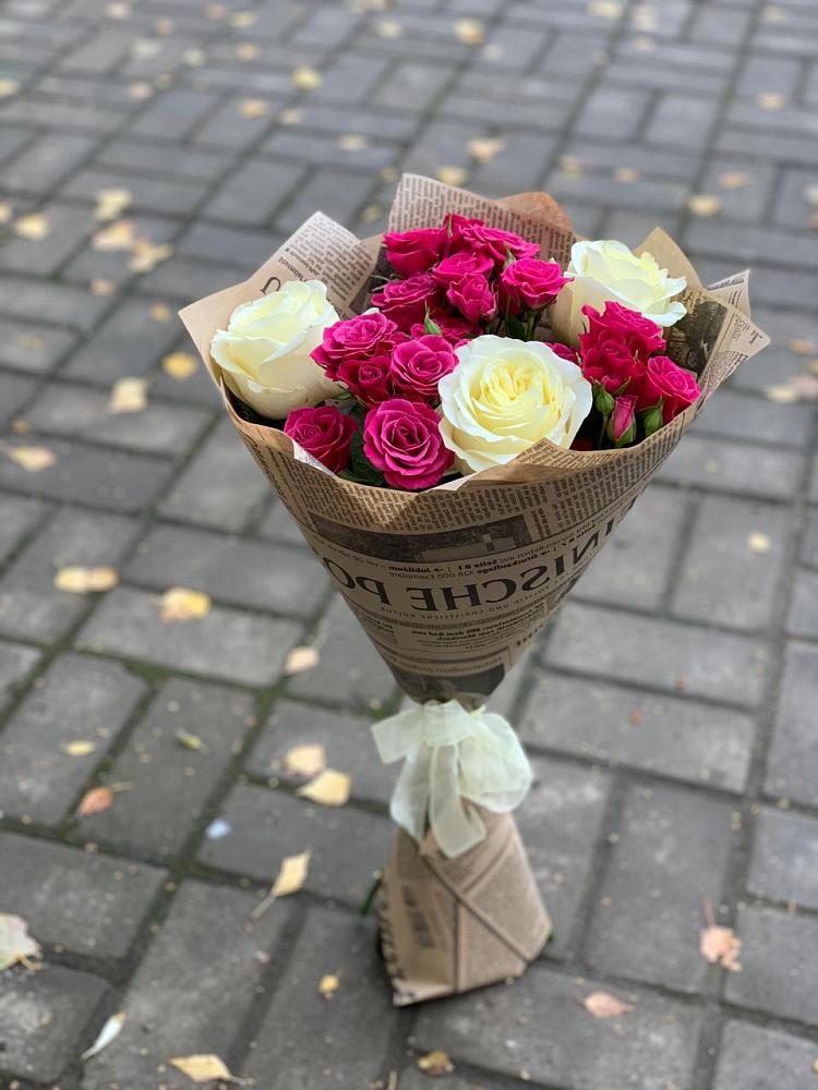 Букет цветов из: Розы в Насадкино