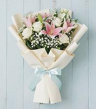 Букет цветов из:  Лилии #REPLACE_PRED# Насадкино