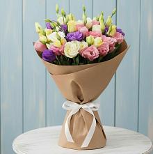 Букет цветов из:  Лизиантусы в Насадкино